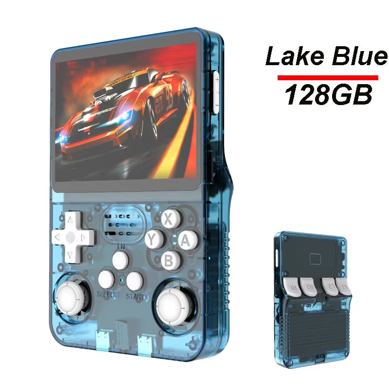 R36S Handheld Game Console 3.5Inch IPS Screen 128G Classic Retro Games Consoles Arkos System Portable Pocket Video Game Player