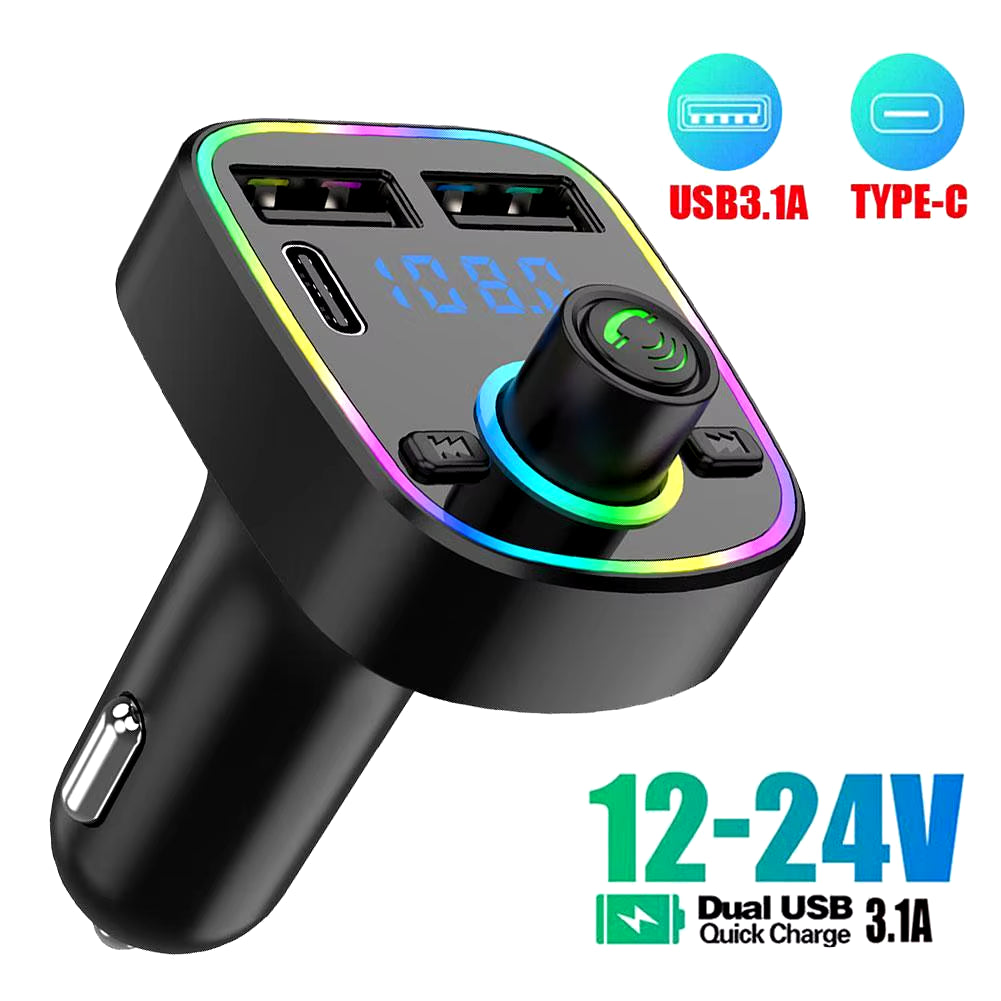 Car Bluetooth Handsfree Car MP3 Car FM Card Car MP3 Audio Radio Handsfree MP3 Modulator Player